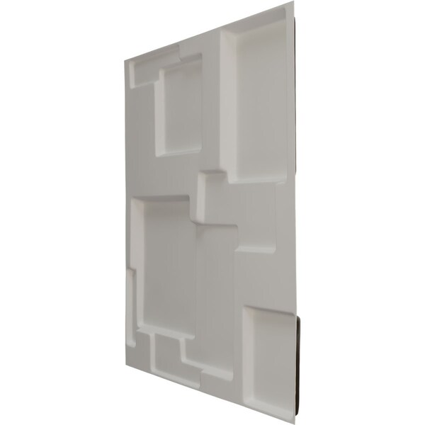Ekena Millwork 19 5/8in. W x 19 5/8in. H Gomez EnduraWall Decorative 3D Wall Panel Covers 2.67 Sq. Ft. - WP20X20GOAMB