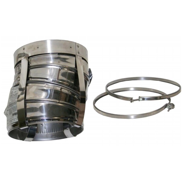 Selkirk Metalbestos 8in. Stainless Steel Insulated 15 degrees Elbow Kit - 8T-EL15KIT