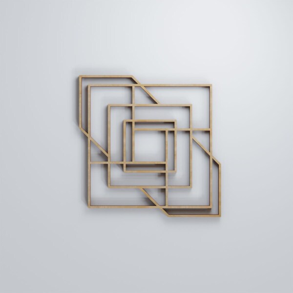Ekena Millwork Extra Small Norwood Decorative Fretwork Wood Wall Panels, Hickory, 7 3/8"W x 7 3/8"H x 3/8"T - WALW08X08X0375NWDHI