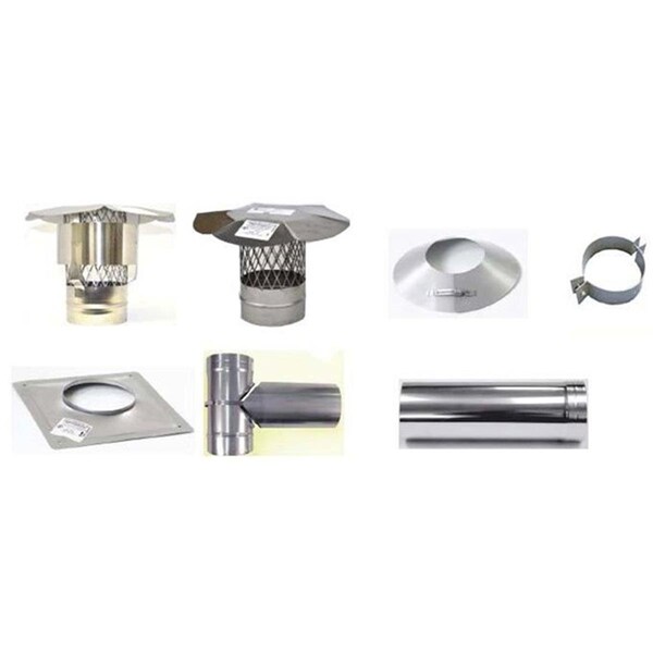 Fondo 7 in. Armor Flex 304L Stainless Steel Rigid Support Clamp - FO1704245