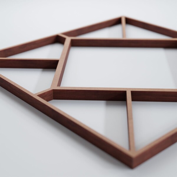 Ekena Millwork Extra Small Hudson Decorative Fretwork Wood Wall Panels, Wood, 7 3/8"W x 7 3/8"H x 3/8"T - WALW08X08X0375HSNMF
