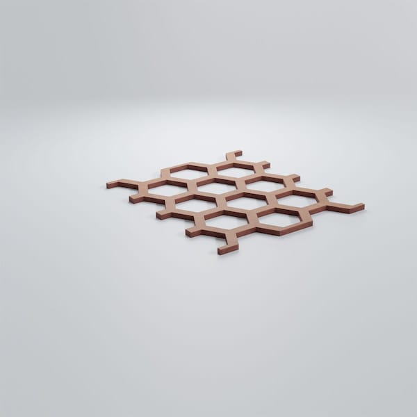 Ekena Millwork Small Westmore Decorative Fretwork Wood Wall Panels, Wood (Paint Grade), 7 1/2"W x 11 3/8"H x 3/8"T - WALW12X12X0375WSTMF