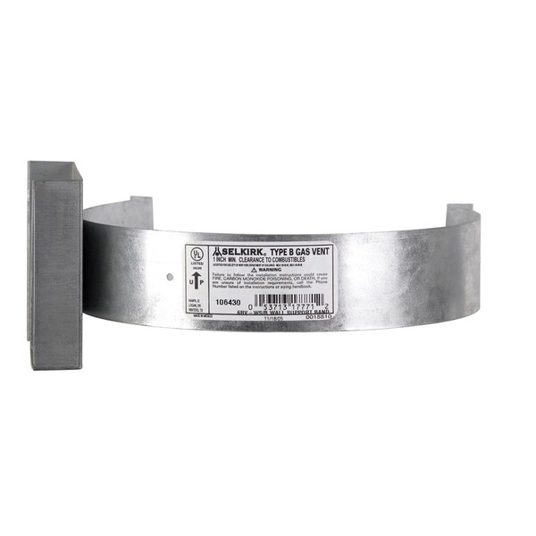 Selkirk Selkirk 6 in. Aluminum/Steel Wall Support/Band Assembly - 106430