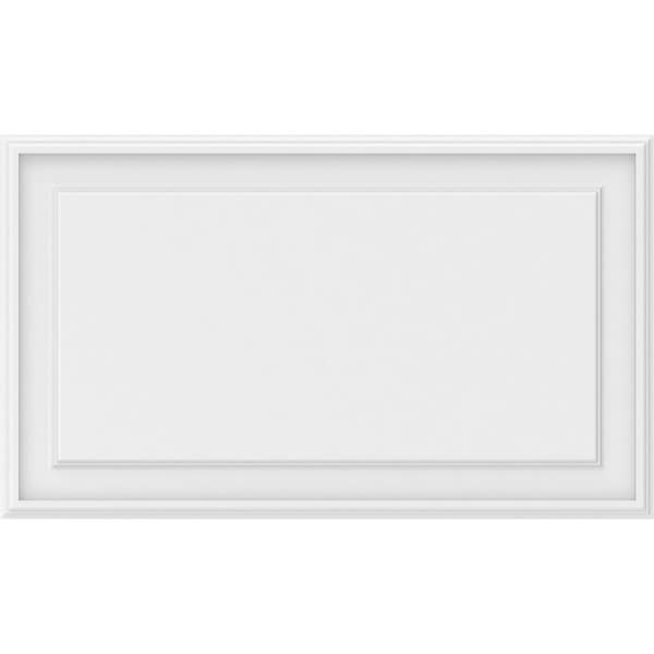 Ekena Millwork Legacy Raised Panel Decorative Wall Panel, 34"W x 20"H x 5/8"P - WALP34X20X062LEG
