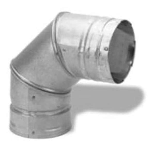 Integra Miltex M & G Duravent 4PVP-E90 4 Inch  Pelletvent Pro 90 Deg Elbow  Stainless - 25348