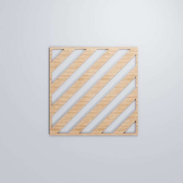 Ekena Millwork Large Rothwell Decorative Fretwork Wood Wall Panels, Alder, 23 3/8"W x 23 3/8"H x 3/8"T - WALW24X24X0375RTWAL