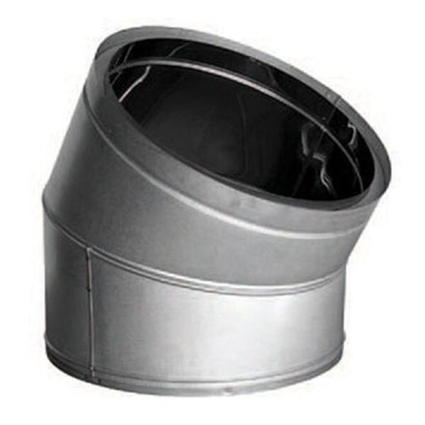 First Floor Designs 10 in. DuraTech Chimney 30deg Stainless Steel Elbow - FI2211547