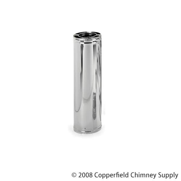 Integra Miltex 6 Inch  x 24 Inch  Dura-Vent Dura/plus Chimney Length  Inner Liner 430-alloy Stainless Outer Wall - CD62172