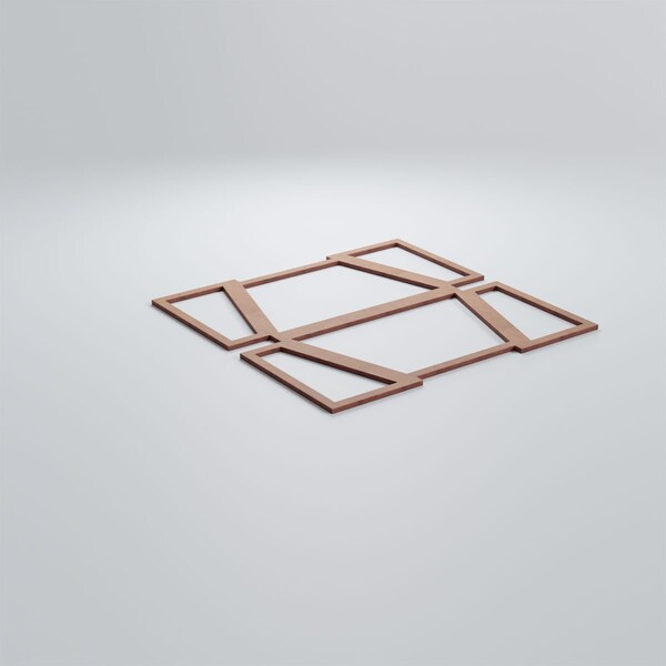 Ekena Millwork Large Greeley Decorative Fretwork Wood Wall Panels, Wood (Paint Grade), 23 3/8"W x 23 3/8"H x 3/8"T - WALW24X24X0375GLYMF