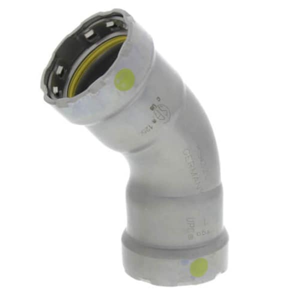 Escenografia 1 in. Elbow with 45 deg Steel, MegaPressG, Press x Press Fitting, Black - ES2934735
