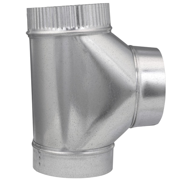 Imperial Mfg Imperial 6 in. X 6 in. X 6 in. Galvanized Steel Furnace Pipe Tee - GV0892