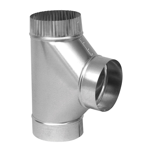 Imperial Mfg Imperial 6 in. X 6 in. X 6 in. Galvanized Steel Furnace Pipe Tee - GV0892