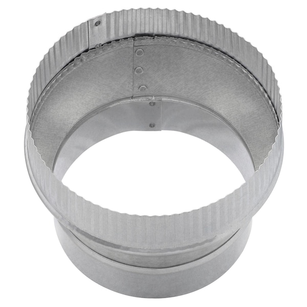 Imperial Mfg Imperial 6 in. D X 7 in. D Galvanized Steel Furnace Pipe Increaser - GV1359