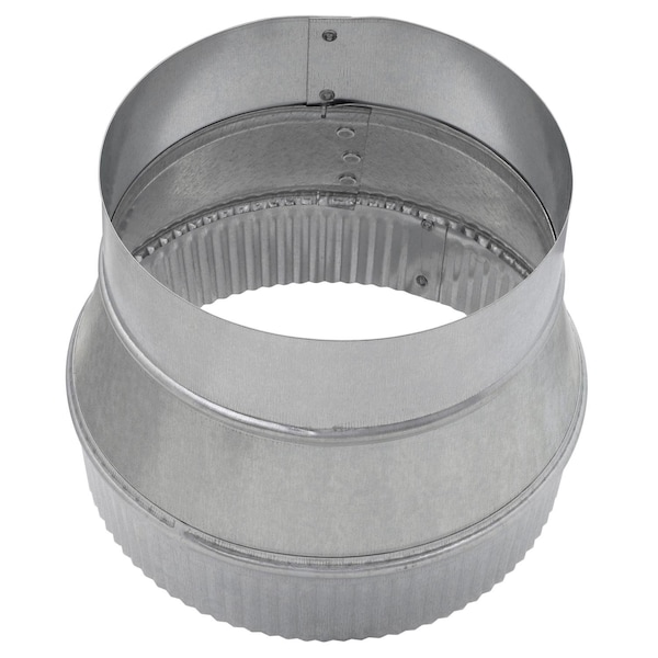 Imperial Mfg Imperial 6 in. D X 7 in. D Galvanized Steel Furnace Pipe Increaser - GV1359