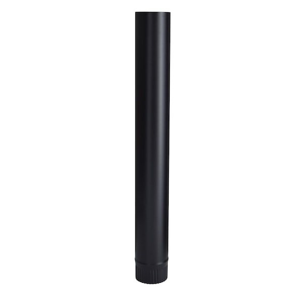 Imperial Mfg Imperial 4 in. D X 24 in. L Steel Stove Pipe - BM0344