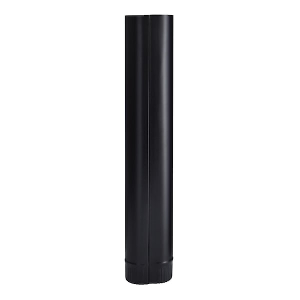 Imperial Mfg Imperial 4 in. D X 24 in. L Steel Stove Pipe - BM0109