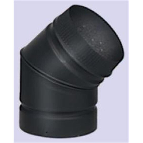 Perfectpillows Selkirk Corporation 8 Inch Model DSP Double-Wall Stovepipe 45 Deg Sectioned Non-adjustable Elbow - PE2212577