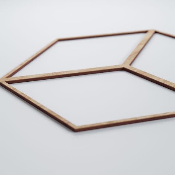 Ekena Millwork Large Pueblo Decorative Fretwork Wood Wall Panels, Red Oak, 23 3/8"W x 23 3/8"H x 3/8"T - WALW24X24X0375PBLRO