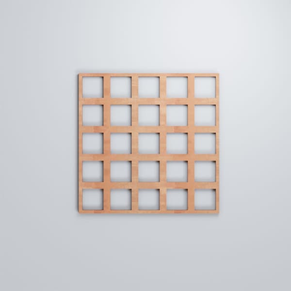 Ekena Millwork Medium Manchester Decorative Fretwork Wood Wall Panels, Cherry, 15 3/8"W x 15 3/8"H x 3/8"T - WALW16X16X0375MNCCH