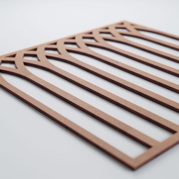Ekena Millwork Large Cedar Park Decorative Fretwork Wood Wall Panels, Wood, 23 3/8"W x 23 3/8"H x 3/8"T - WALW24X24X0375CRPMF