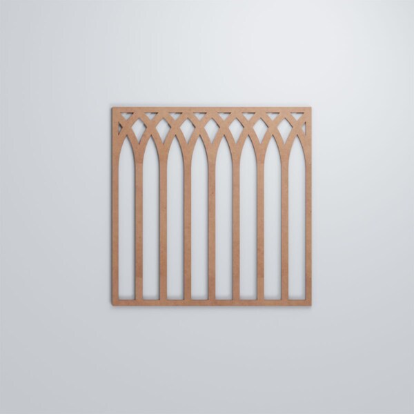 Ekena Millwork Large Cedar Park Decorative Fretwork Wood Wall Panels, Wood, 23 3/8"W x 23 3/8"H x 3/8"T - WALW24X24X0375CRPMF