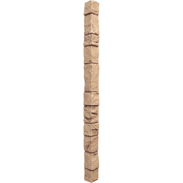 Ekena Millwork Universal Outside Corner for StoneWall Faux Stone Siding Panels - PNUOC03X48WF