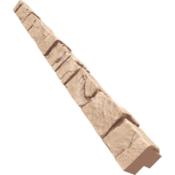 Ekena Millwork Universal Outside Corner for StoneWall Faux Stone Siding Panels - PNUOC03X48WF