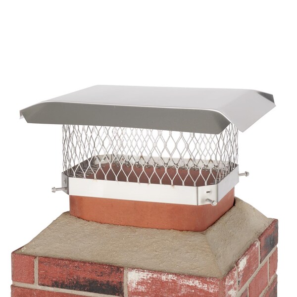 Hy-C HY-C Shelter various in. Galvanized Stainless Steel Chimney Cover - SCSS913