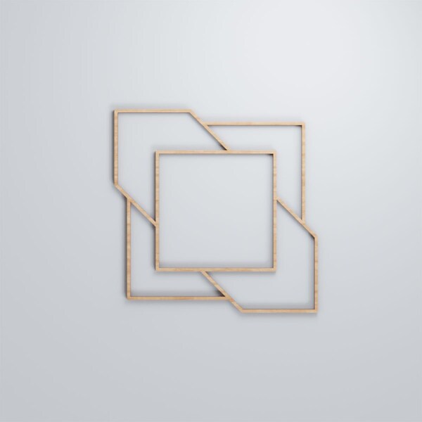 Ekena Millwork Medium Monument Decorative Fretwork Wood Wall Panels, Alder, 15 3/8"W x 15 3/8"H x 3/8"T - WALW16X16X0375MMTAL