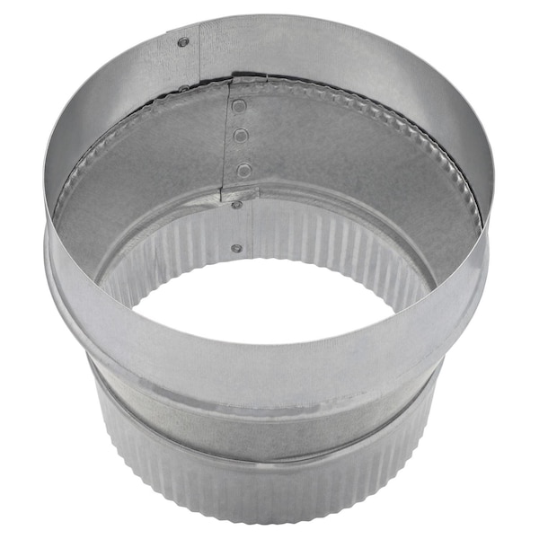 Imperial Mfg Imperial 9 in. D X 8 in. D Galvanized Steel Furnace Pipe Reducer - GV0825