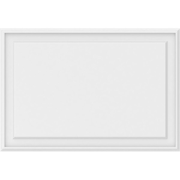 Ekena Millwork Legacy Raised Panel Decorative Wall Panel, 38"W x 26"H x 5/8"P - WALP38X26X062LEG