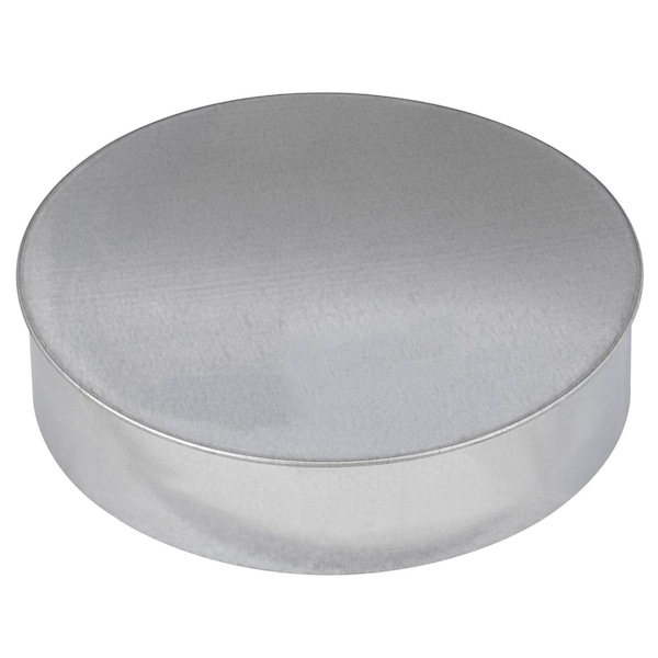 Imperial Mfg Imperial 8 in. X 8 in. X 8 in. Galvanized Steel Vent Tee Cap - GV0726