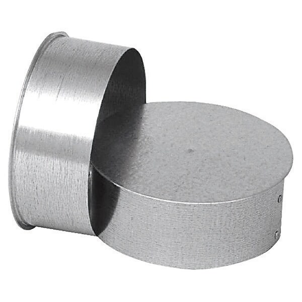 Imperial Mfg Imperial 8 in. X 8 in. X 8 in. Galvanized Steel Vent Tee Cap - GV0726
