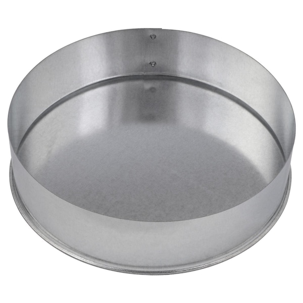 Imperial Mfg Imperial 8 in. X 8 in. X 8 in. Galvanized Steel Vent Tee Cap - GV0726