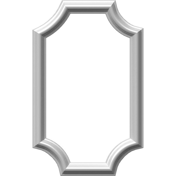 Dwellingdesigns 12 x 20 x 0.5 in. Ashford Molded Scalloped Wainscot Wall Panel - DW284217