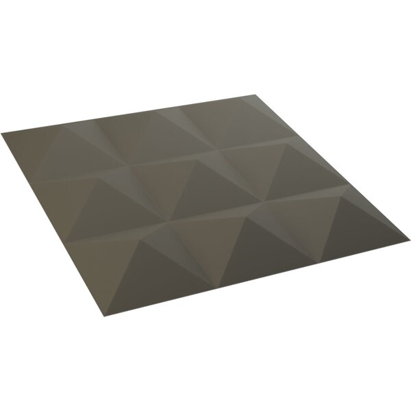 Ekena Millwork 11 7/8in. W x 11 7/8in. H Benson EnduraWall Decorative 3D Wall Panel Covers 0.98 Sq. Ft. - WP12X12BEISG