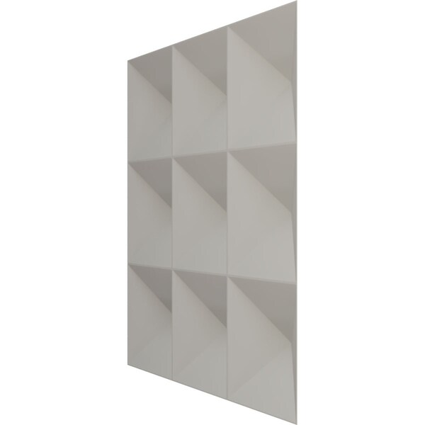 Ekena Millwork 11 7/8in. W x 11 7/8in. H Benson EnduraWall Decorative 3D Wall Panel Covers 0.98 Sq. Ft. - WP12X12BEISG