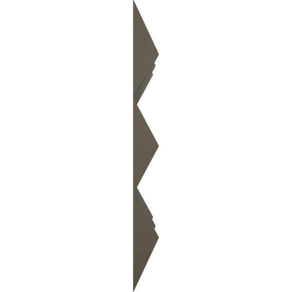 Ekena Millwork 11 7/8in. W x 11 7/8in. H Benson EnduraWall Decorative 3D Wall Panel Covers 0.98 Sq. Ft. - WP12X12BEISG