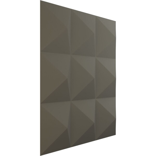 Ekena Millwork 11 7/8in. W x 11 7/8in. H Benson EnduraWall Decorative 3D Wall Panel Covers 0.98 Sq. Ft. - WP12X12BEISG