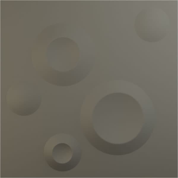 Ekena Millwork 11 7/8in. W x 11 7/8in. H Cole EnduraWall Decorative 3D Wall Panel Covers 0.98 Sq. Ft. - WP12X12COISG