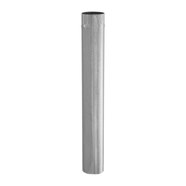 Imperial Mfg Imperial 3 in. D X 24 in. L Galvanized Steel Furnace Pipe - GV0345