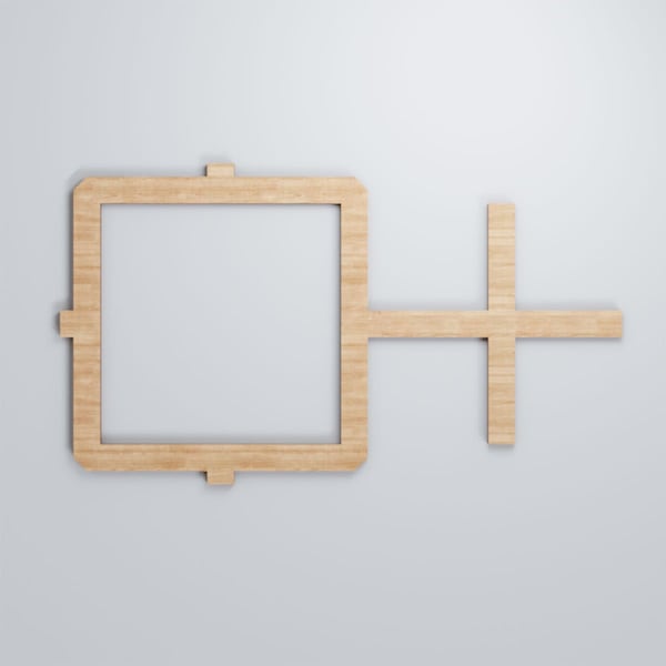 Ekena Millwork Medium Carlisle Decorative Fretwork Wood Wall Panels, Alder, 26 7/8"W x 15 3/8"H x 3/8"T - WALW16X16X0375CARAL