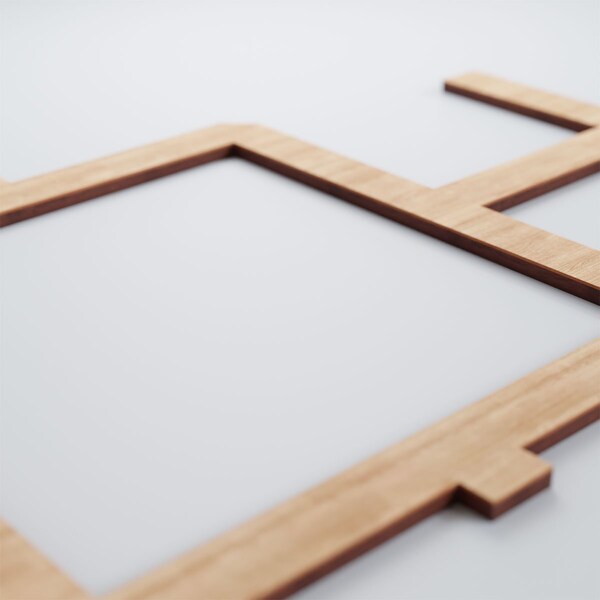 Ekena Millwork Medium Carlisle Decorative Fretwork Wood Wall Panels, Alder, 26 7/8"W x 15 3/8"H x 3/8"T - WALW16X16X0375CARAL