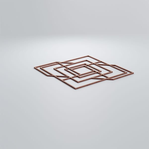 Ekena Millwork Large Norwood Decorative Fretwork Wood Wall Panels, Wood (Paint Grade), 23 3/8"W x 23 3/8"H x 3/8"T - WALW24X24X0375NWDMF
