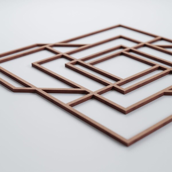 Ekena Millwork Large Norwood Decorative Fretwork Wood Wall Panels, Wood (Paint Grade), 23 3/8"W x 23 3/8"H x 3/8"T - WALW24X24X0375NWDMF