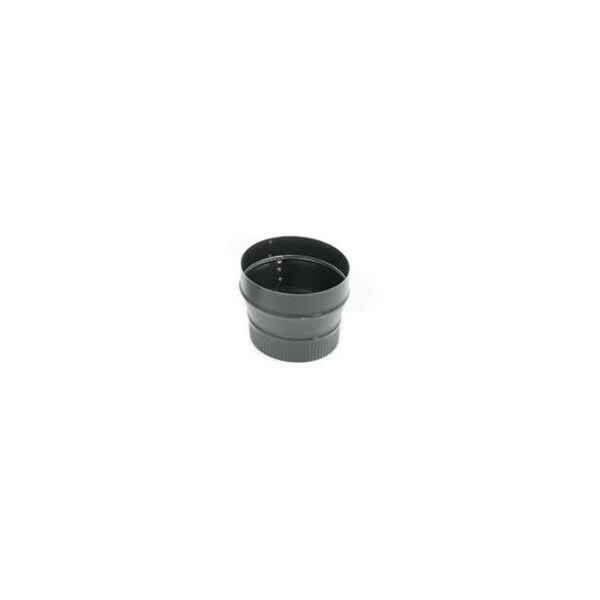 Integra Miltex Imperial Manufacturing Group BMOO75 24-ga Snap-Lock Black Stovepipe 5 Inch  To 6 Inch  Increaser  Crimp On Small End - 73470