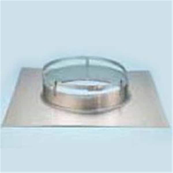 Olympia 11 x 18 x 18 in. 18 Gauge Light Flex Bottom Plate for Chimney - 3607502