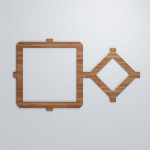 Ekena Millwork Large Arcadia Decorative Fretwork Wood Wall Panels, Walnut, 40 7/8"W x 23 3/8"H x 3/8"T - WALW24X24X0375ARCWA