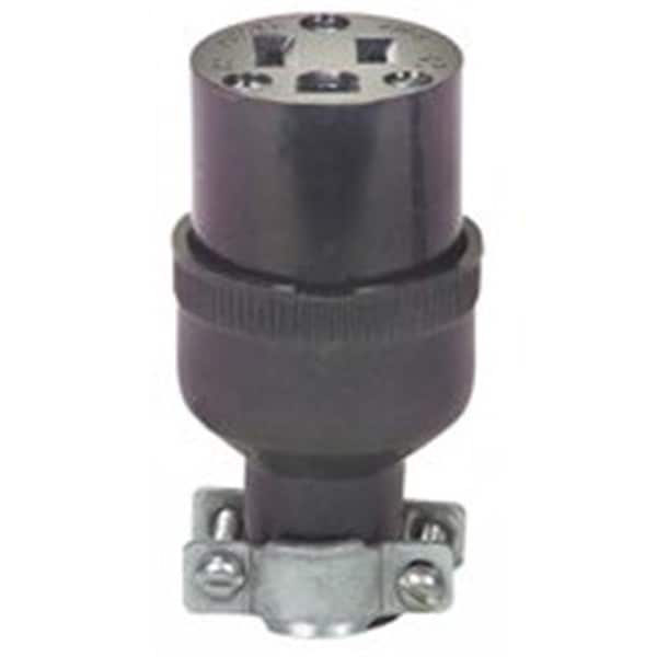 Conector de goma de 3 cables con conexión a tierra 222-BOX de Eaton Wiring Devices Cooper Wiring - 4858031