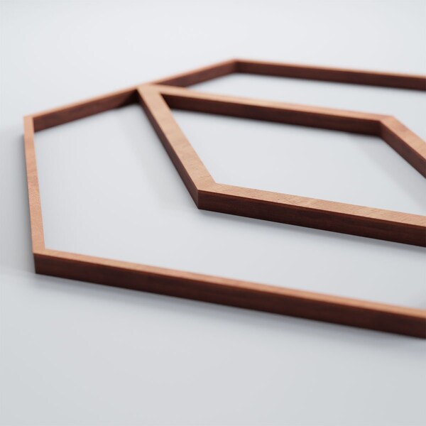 Ekena Millwork Small Hillrose Decorative Fretwork Wood Wall Panels, Cherry, 11 3/8"W x 11 3/8"H x 3/8"T - WALW12X12X0375HRECH